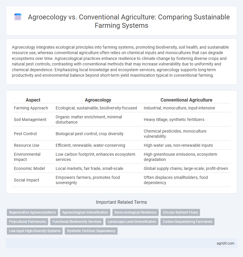 Agroecology vs. Conventional Agriculture: Comparing Sustainable Farming Systems