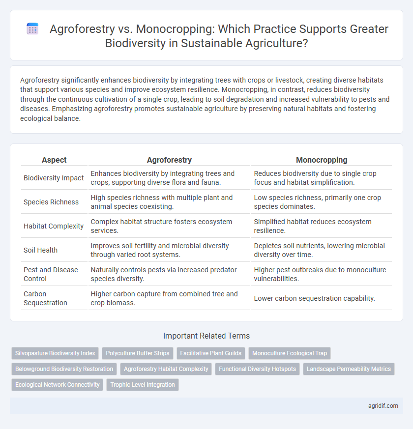 Agroforestry vs. Monocropping: Which Practice Supports Greater Biodiversity in Sustainable Agriculture?