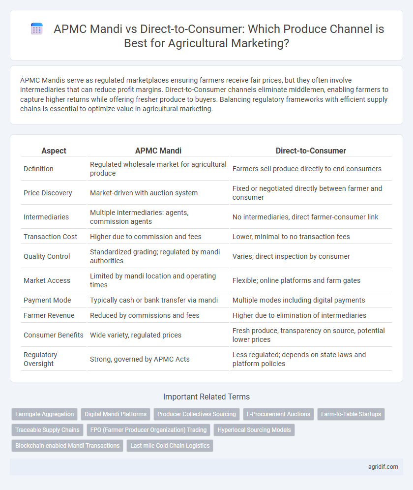 APMC Mandi vs Direct-to-Consumer: Which Produce Channel is Best for Agricultural Marketing?