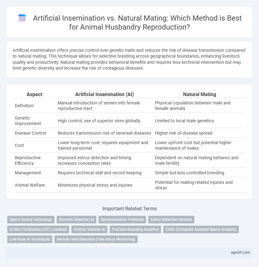 Artificial Insemination vs. Natural Mating: Which Method is Best for Animal Husbandry Reproduction?