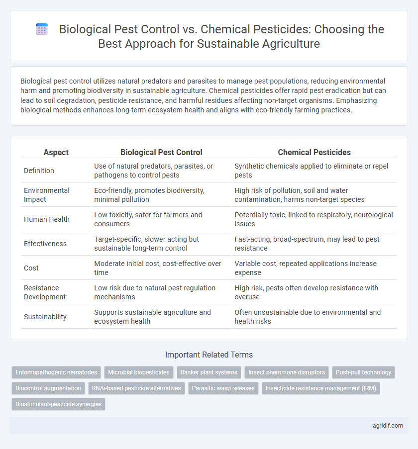 Biological Pest Control vs. Chemical Pesticides: Choosing the Best Approach for Sustainable Agriculture