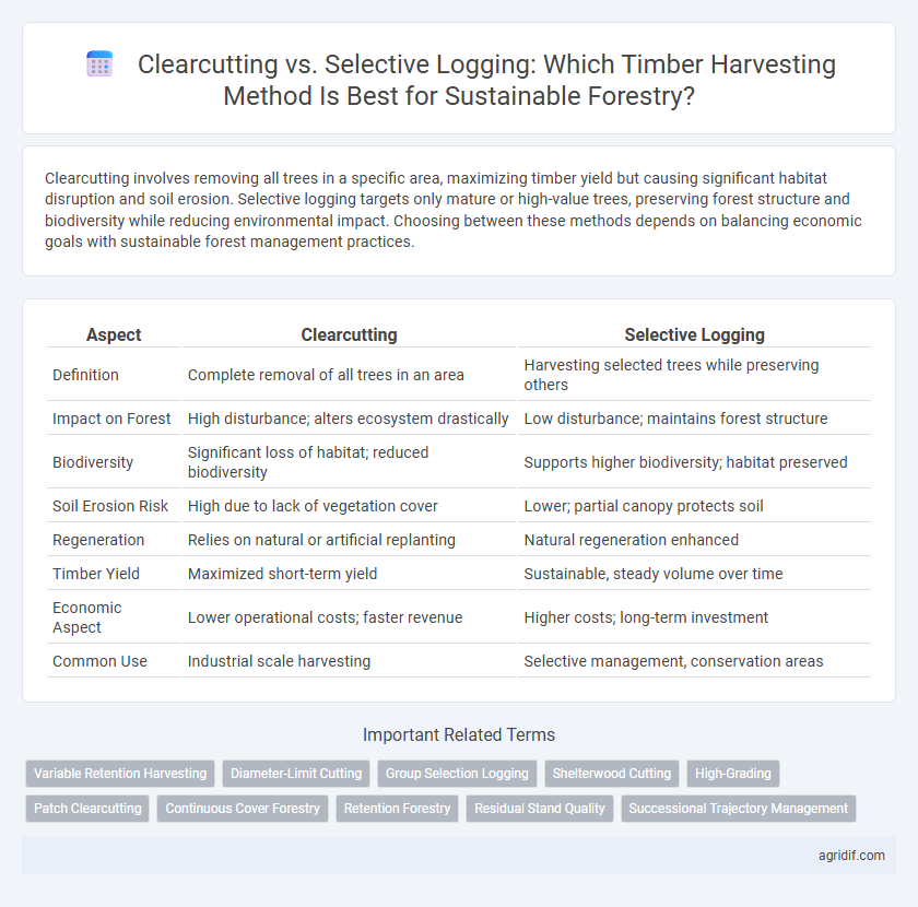 Clearcutting vs. Selective Logging: Which Timber Harvesting Method Is Best for Sustainable Forestry?