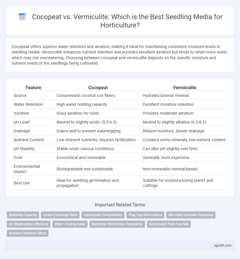 Cocopeat vs. Vermiculite: Which is the Best Seedling Media for Horticulture?