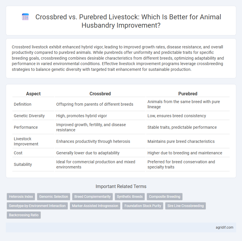 Crossbred vs. Purebred Livestock: Which Is Better for Animal Husbandry Improvement?