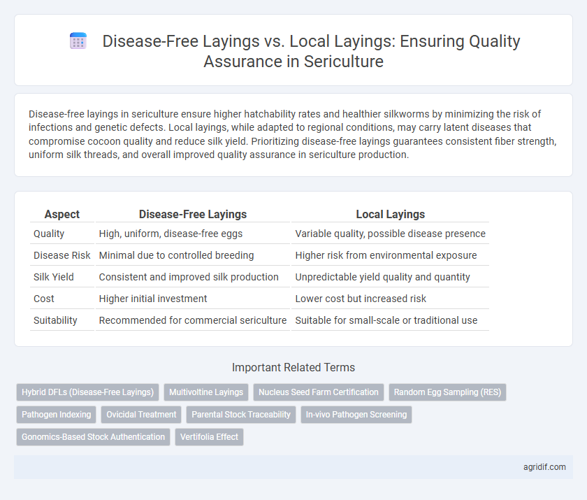 Disease-Free Layings vs. Local Layings: Ensuring Quality Assurance in Sericulture