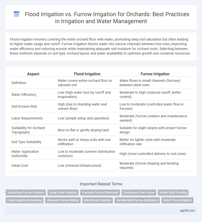 Flood Irrigation vs. Furrow Irrigation for Orchards: Best Practices in Irrigation and Water Management