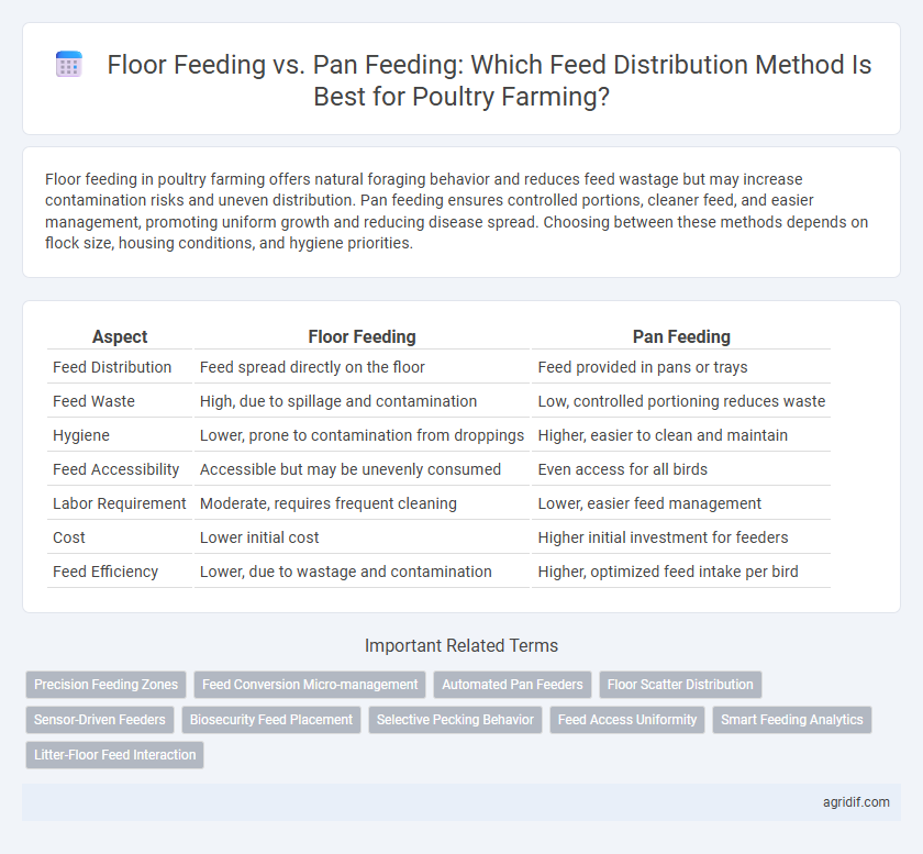 Floor Feeding vs. Pan Feeding: Which Feed Distribution Method Is Best for Poultry Farming?