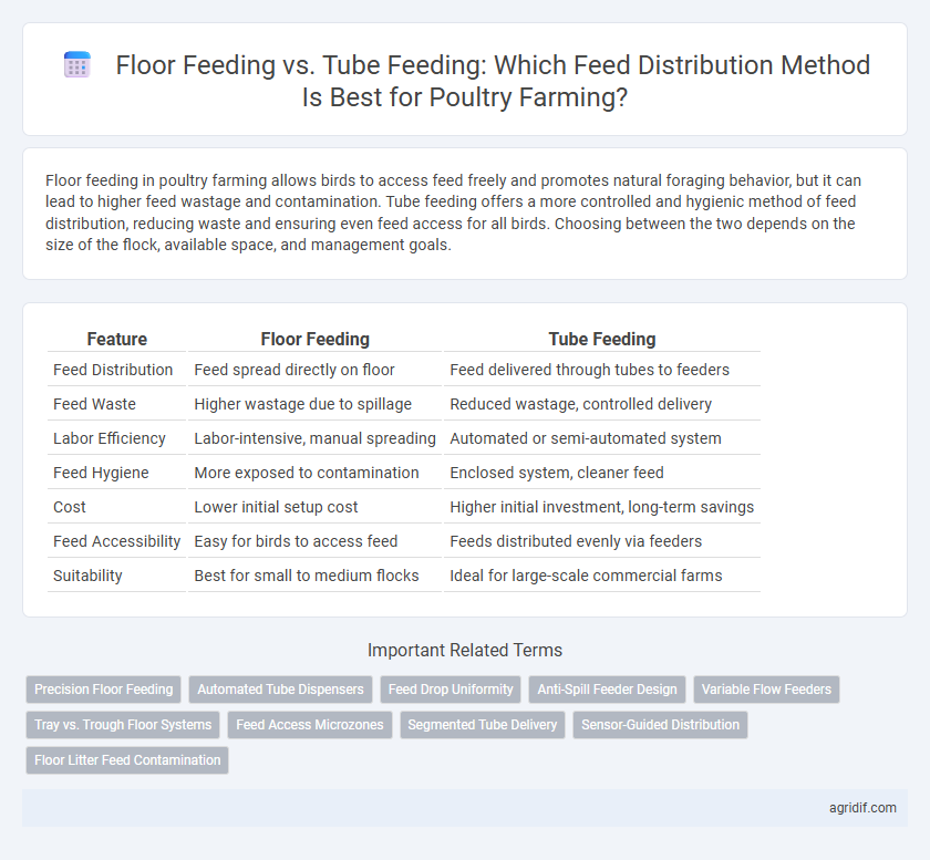 Floor Feeding vs. Tube Feeding: Which Feed Distribution Method Is Best for Poultry Farming?