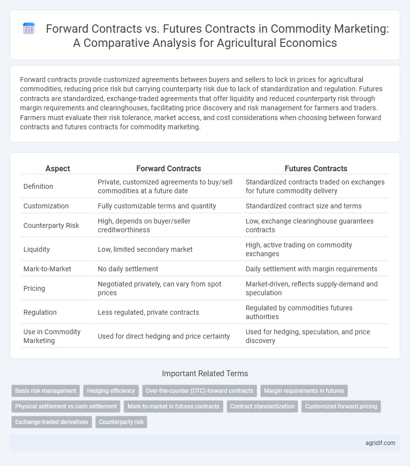 Forward Contracts vs. Futures Contracts in Commodity Marketing: A Comparative Analysis for Agricultural Economics