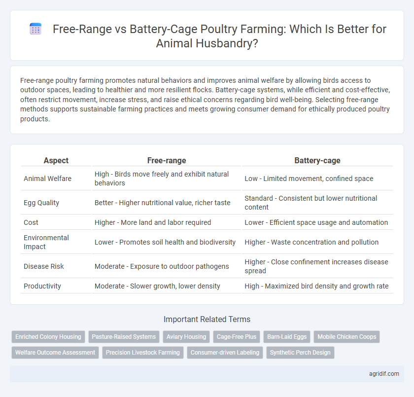 Free-Range vs Battery-Cage Poultry Farming: Which Is Better for Animal Husbandry?