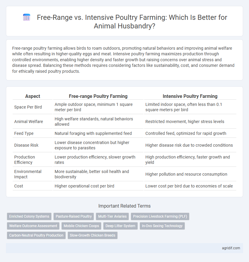 Free-Range vs. Intensive Poultry Farming: Which Is Better for Animal Husbandry?