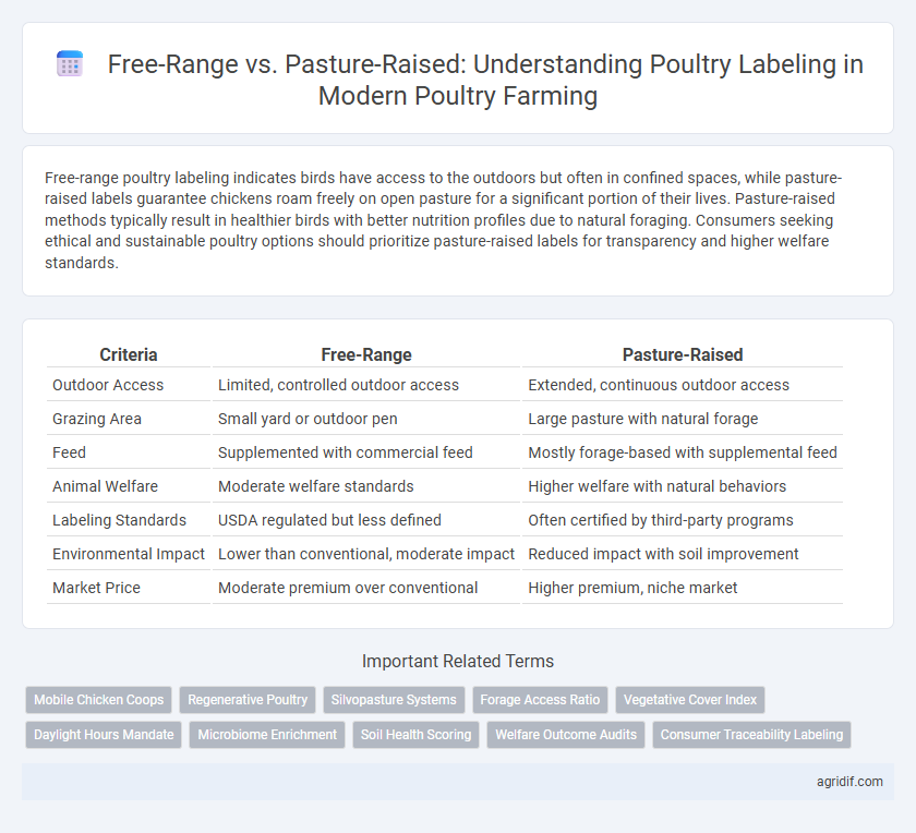 Free-Range vs. Pasture-Raised: Understanding Poultry Labeling in Modern Poultry Farming