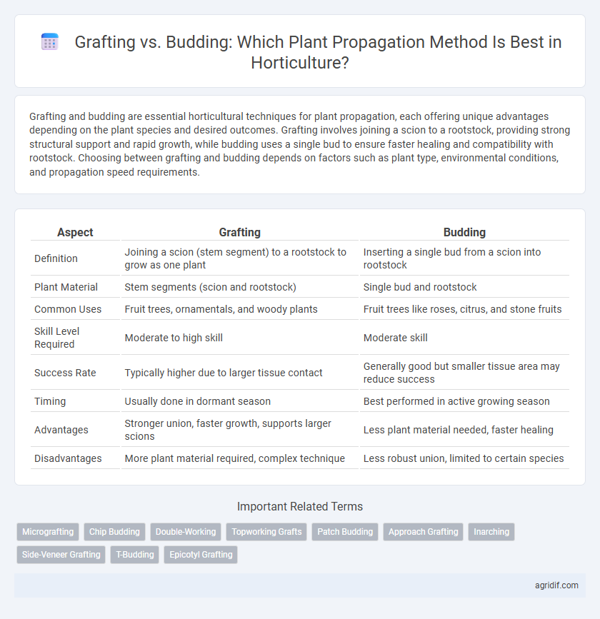 Grafting vs. Budding: Which Plant Propagation Method Is Best in Horticulture?