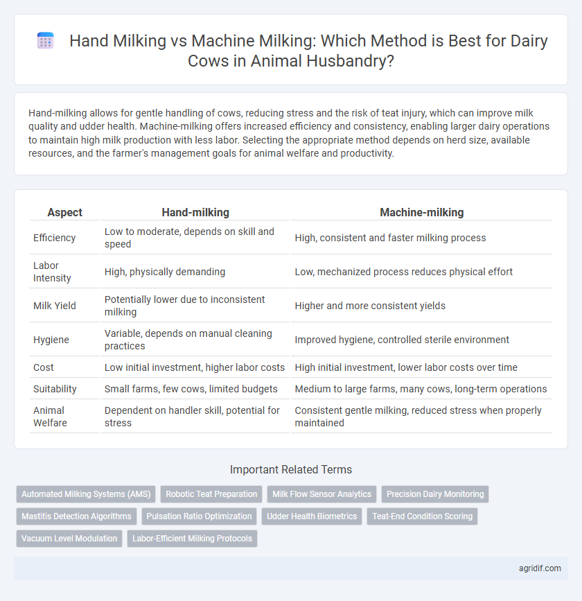 Hand Milking vs Machine Milking: Which Method is Best for Dairy Cows in Animal Husbandry?