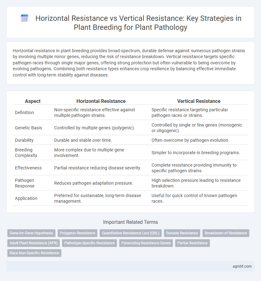 Horizontal Resistance vs Vertical Resistance: Key Strategies in Plant Breeding for Plant Pathology