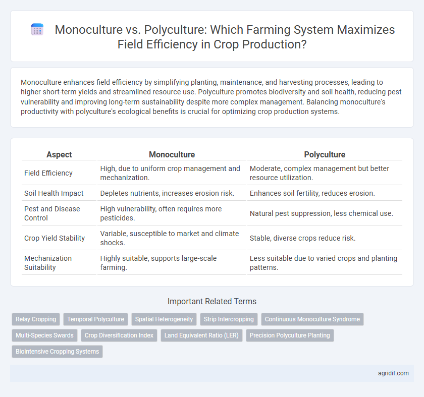 Monoculture vs. Polyculture: Which Farming System Maximizes Field Efficiency in Crop Production?