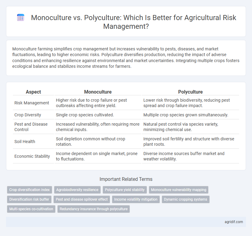 Monoculture vs. Polyculture: Which Is Better for Agricultural Risk Management?