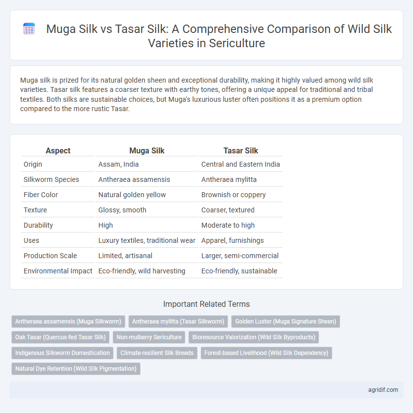 Muga Silk vs Tasar Silk: A Comprehensive Comparison of Wild Silk Varieties in Sericulture
