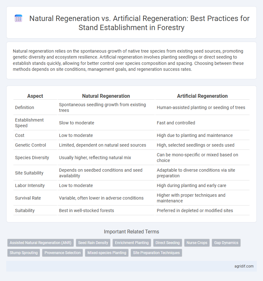Natural Regeneration vs. Artificial Regeneration: Best Practices for Stand Establishment in Forestry