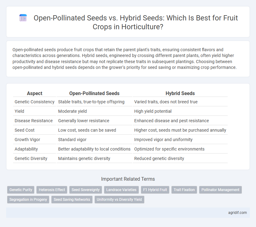 Open-Pollinated Seeds vs. Hybrid Seeds: Which Is Best for Fruit Crops in Horticulture?