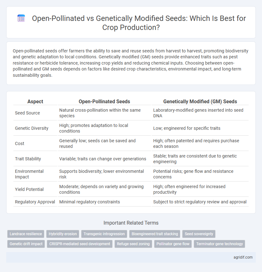 Open-Pollinated vs Genetically Modified Seeds: Which Is Best for Crop Production?