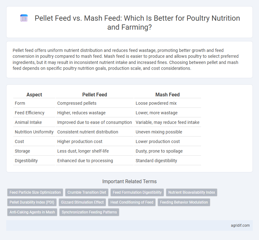 Pellet Feed vs. Mash Feed: Which Is Better for Poultry Nutrition and Farming?