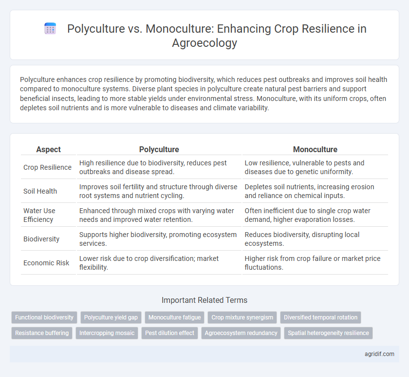 Polyculture vs. Monoculture: Enhancing Crop Resilience in Agroecology