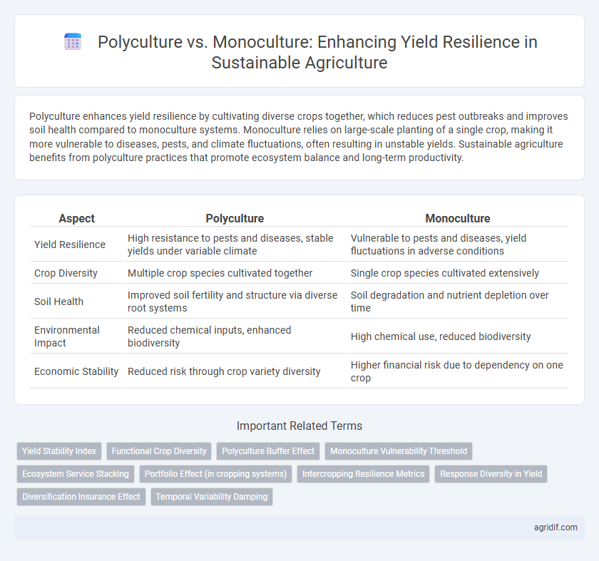 Polyculture vs. Monoculture: Enhancing Yield Resilience in Sustainable Agriculture