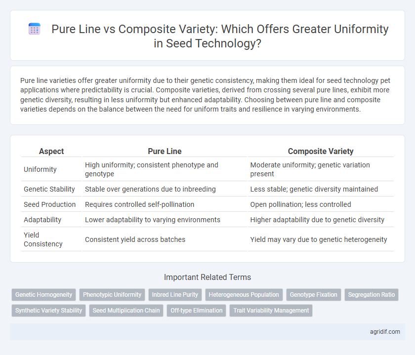 Pure Line vs Composite Variety: Which Offers Greater Uniformity in Seed Technology?
