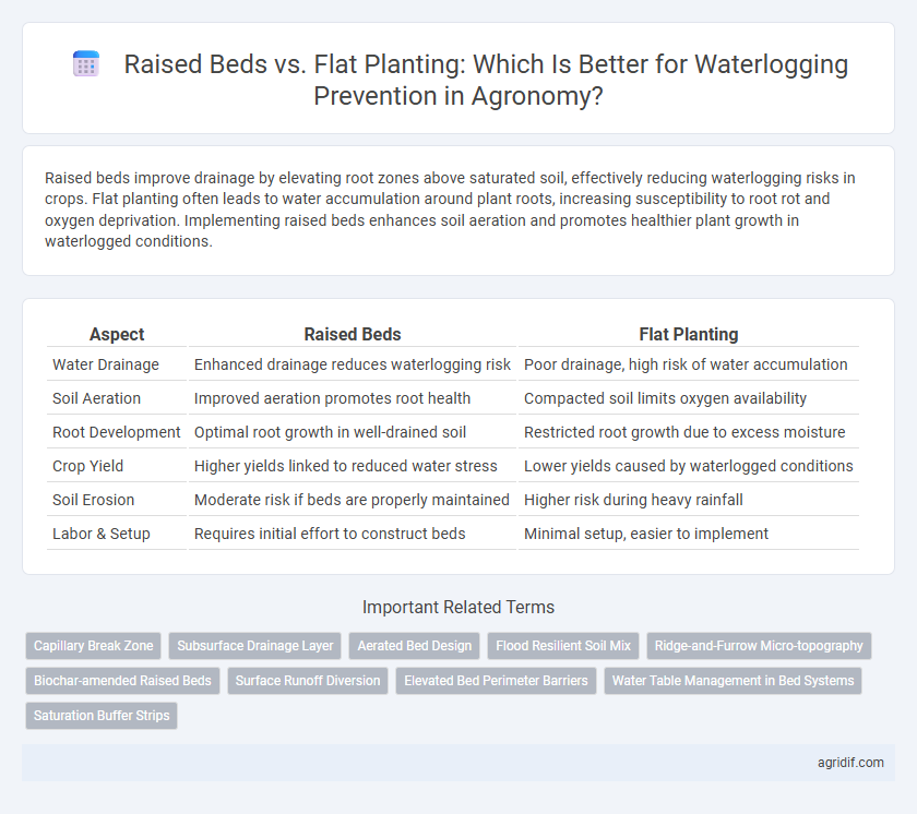 Raised Beds vs. Flat Planting: Which Is Better for Waterlogging Prevention in Agronomy?