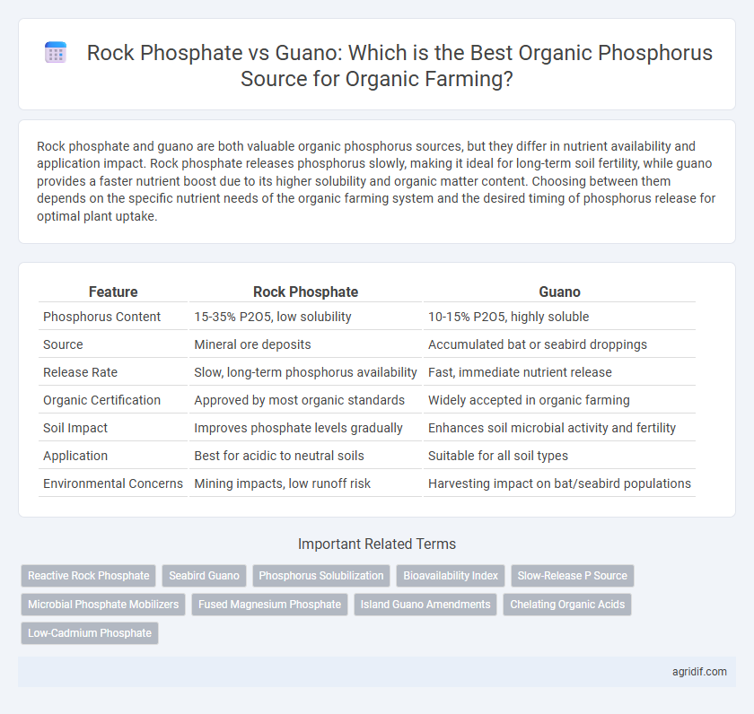 Rock Phosphate vs Guano: Which is the Best Organic Phosphorus Source for Organic Farming?