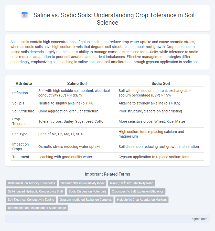 Saline vs. Sodic Soils: Understanding Crop Tolerance in Soil Science