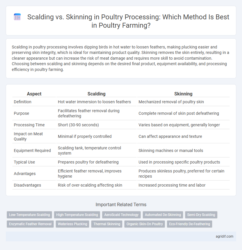 Scalding vs. Skinning in Poultry Processing: Which Method Is Best in Poultry Farming?