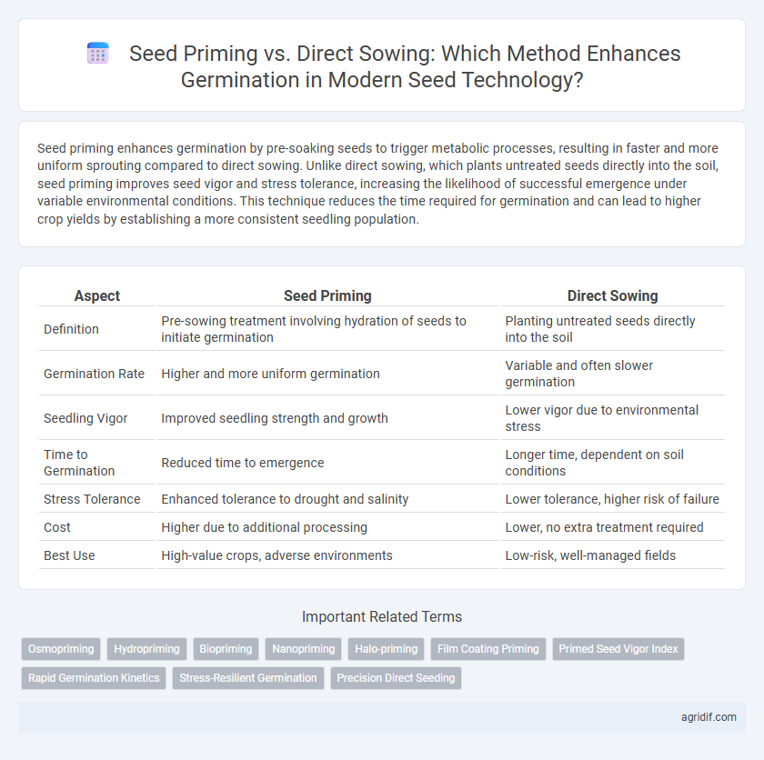 Seed Priming vs. Direct Sowing: Which Method Enhances Germination in Modern Seed Technology?