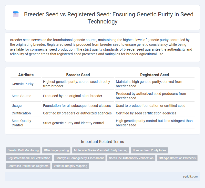 Breeder Seed vs Registered Seed: Ensuring Genetic Purity in Seed Technology