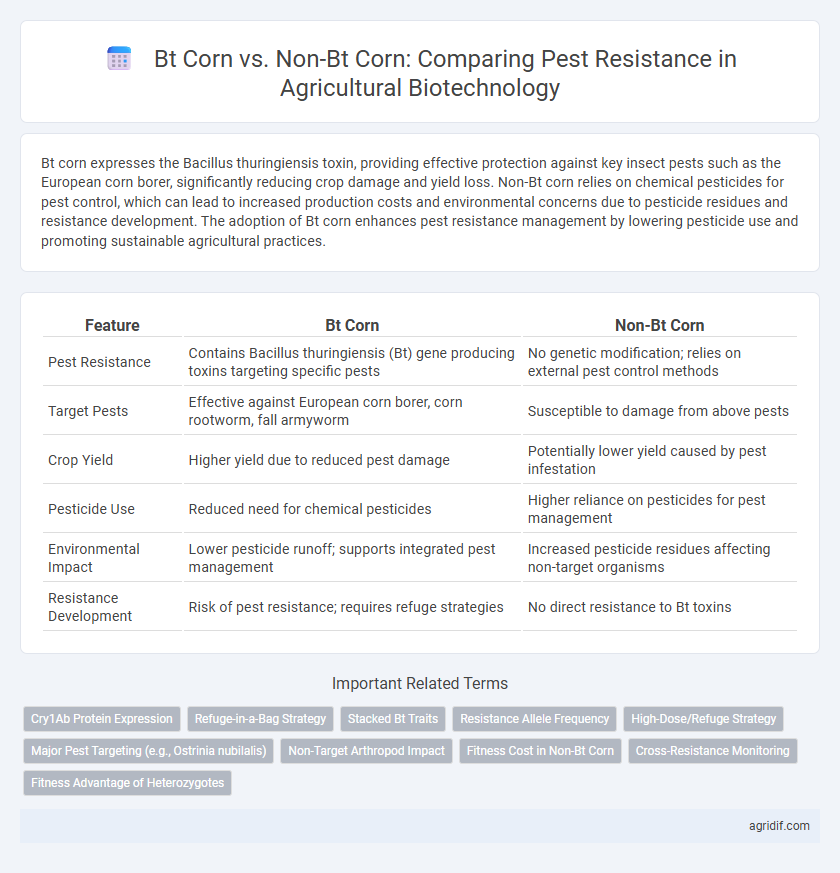 Bt Corn vs. Non-Bt Corn: Comparing Pest Resistance in Agricultural Biotechnology