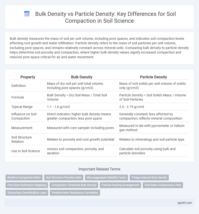 Bulk Density vs Particle Density: Key Differences for Soil Compaction in Soil Science