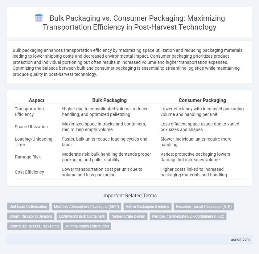 Bulk Packaging vs. Consumer Packaging: Maximizing Transportation Efficiency in Post-Harvest Technology