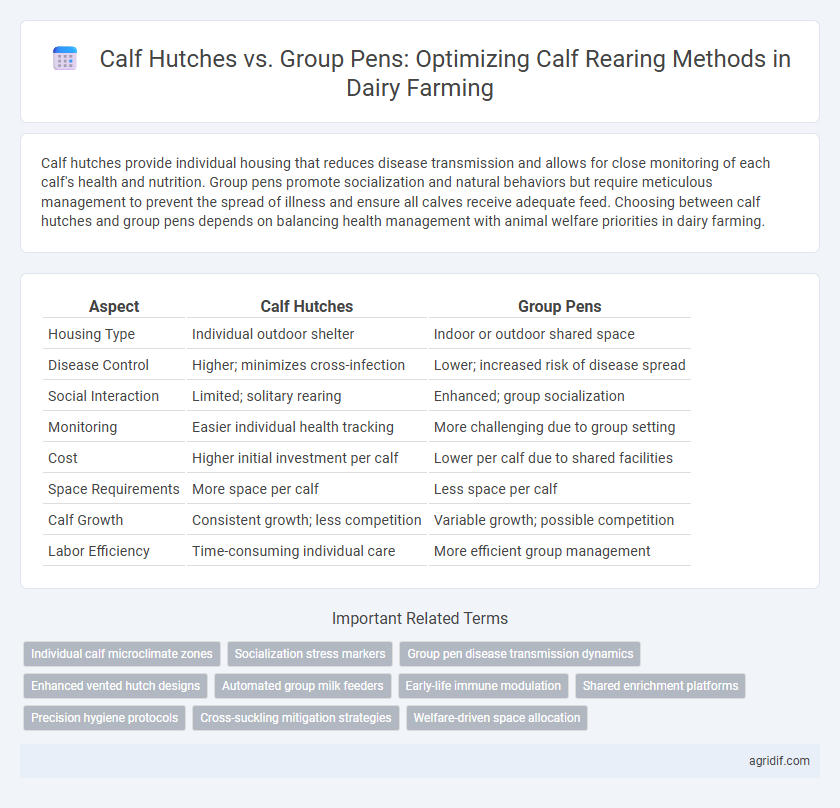 Calf Hutches vs. Group Pens: Optimizing Calf Rearing Methods in Dairy Farming