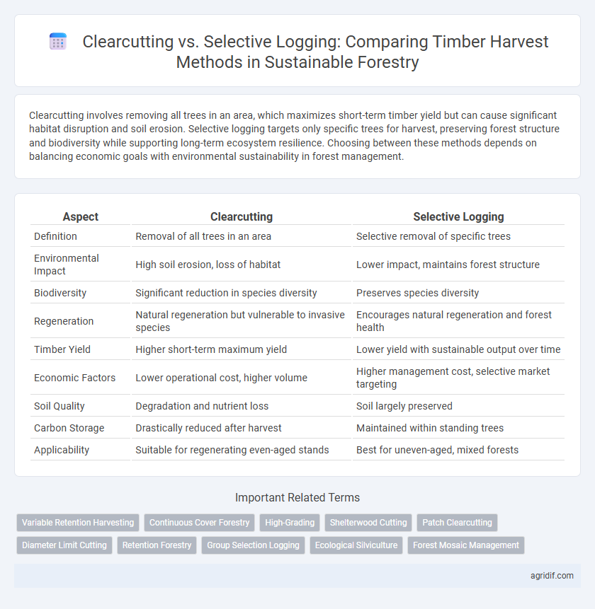 Clearcutting vs. Selective Logging: Comparing Timber Harvest Methods in Sustainable Forestry