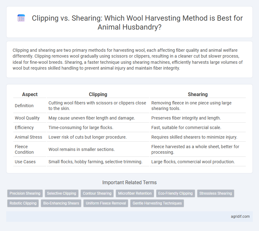Clipping vs. Shearing: Which Wool Harvesting Method is Best for Animal Husbandry?