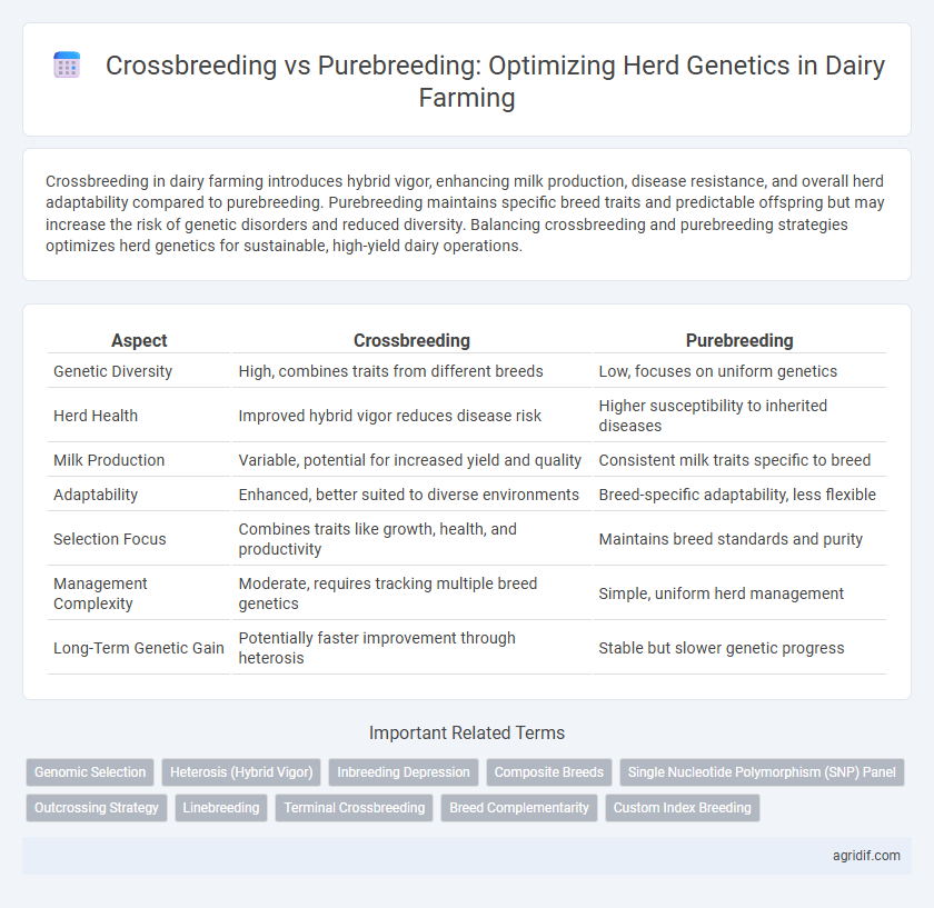 Crossbreeding vs Purebreeding: Optimizing Herd Genetics in Dairy Farming