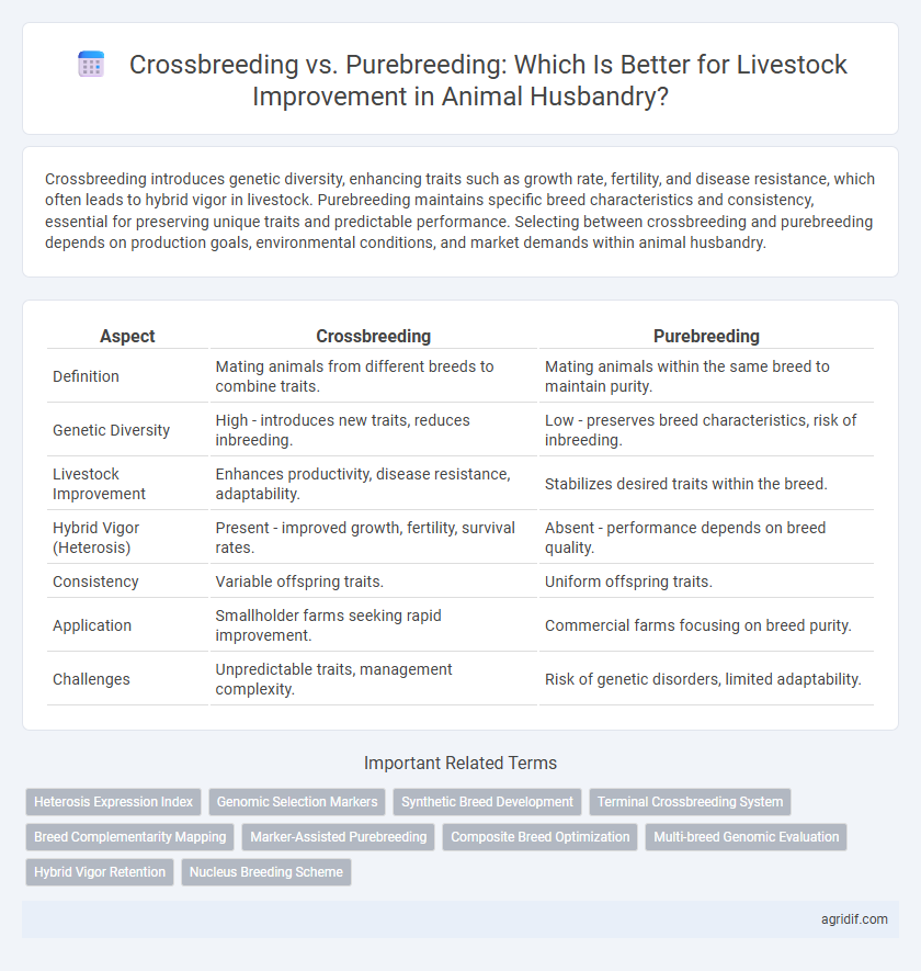 Crossbreeding vs. Purebreeding: Which Is Better for Livestock Improvement in Animal Husbandry?