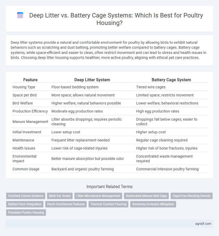 Deep Litter vs. Battery Cage Systems: Which Is Best for Poultry Housing?