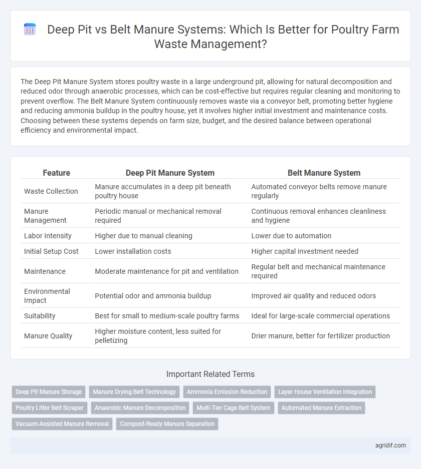 Deep Pit vs Belt Manure Systems: Which Is Better for Poultry Farm Waste Management?