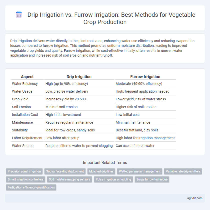 Drip Irrigation vs. Furrow Irrigation: Best Methods for Vegetable Crop Production