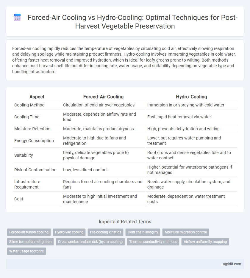 Forced-Air Cooling vs Hydro-Cooling: Optimal Techniques for Post-Harvest Vegetable Preservation