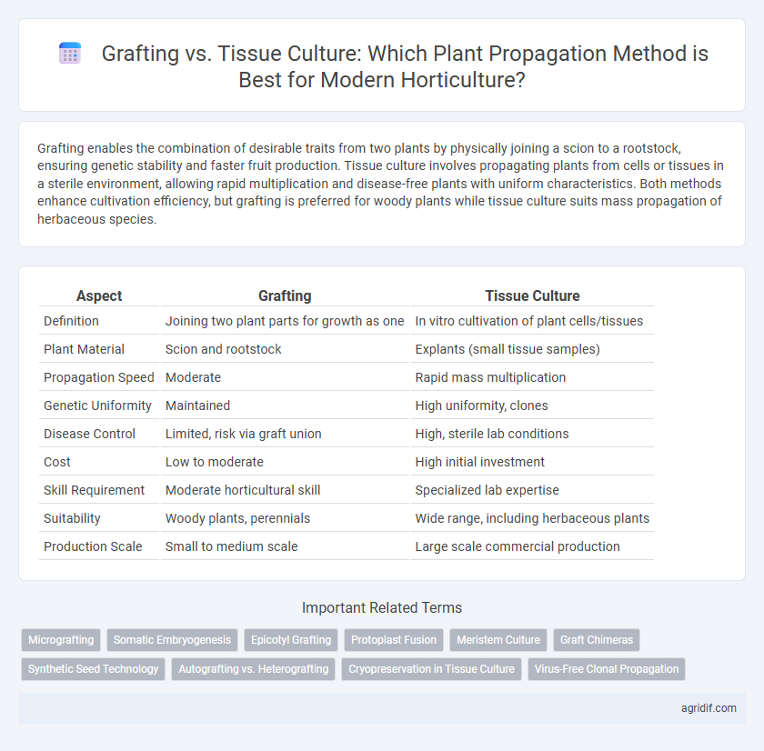 Grafting vs. Tissue Culture: Which Plant Propagation Method is Best for Modern Horticulture?