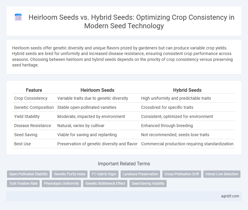 Heirloom Seeds vs. Hybrid Seeds: Optimizing Crop Consistency in Modern Seed Technology