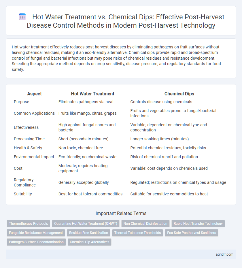 Hot Water Treatment vs. Chemical Dips: Effective Post-Harvest Disease Control Methods in Modern Post-Harvest Technology